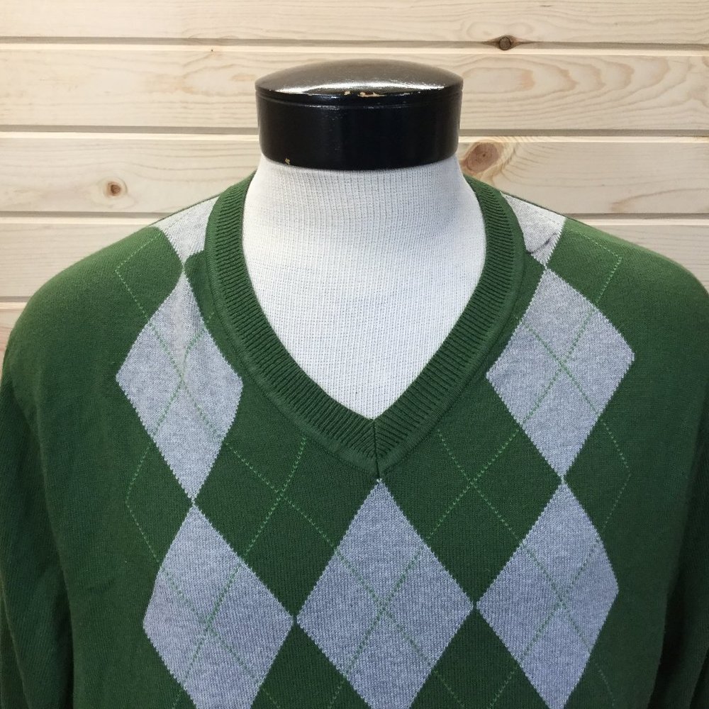 Banana Republic Argyle Sweater Cashmere Blend